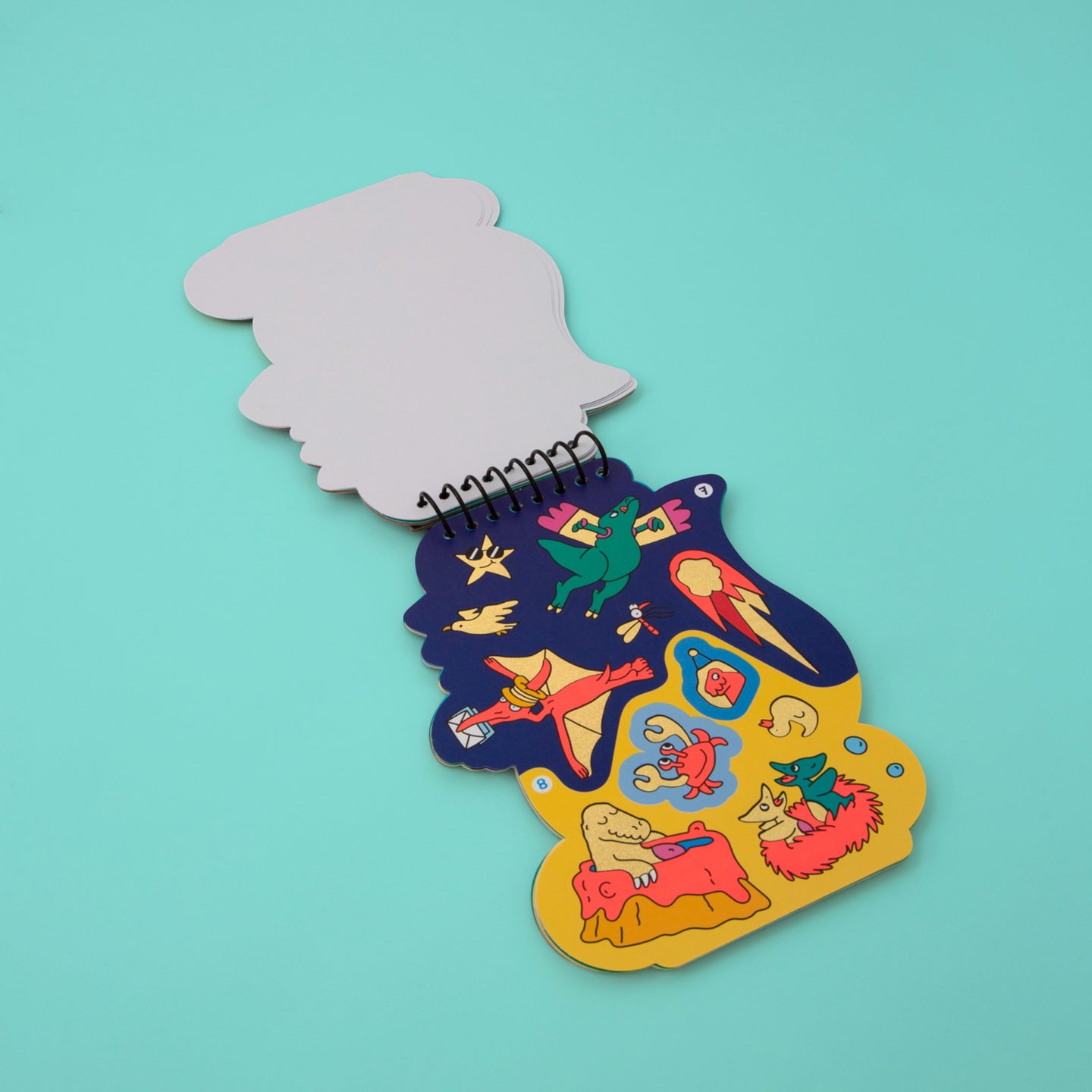 OMY. Dino sticker activity book - Image 6