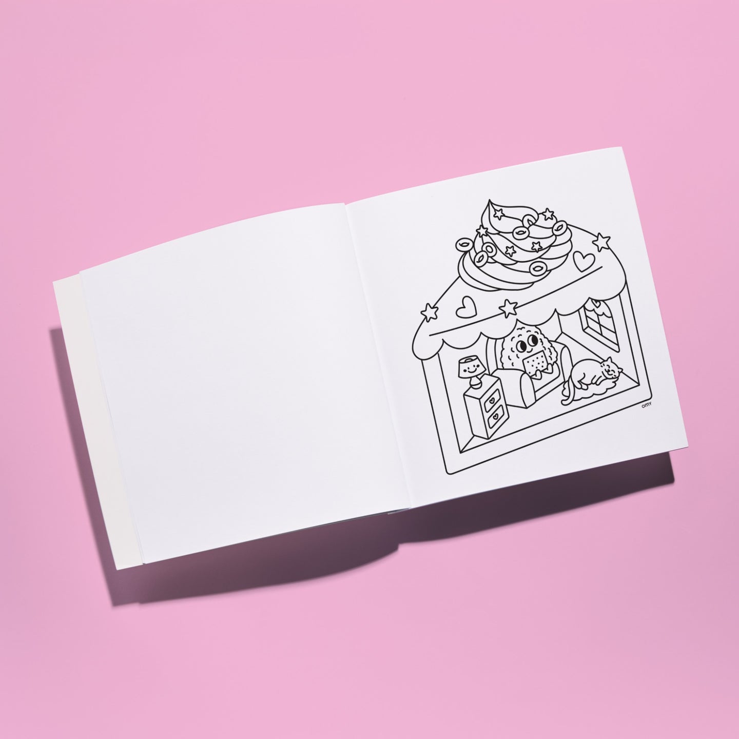 OMY. Cozy Art Kawaii Coloring Book - Image 2