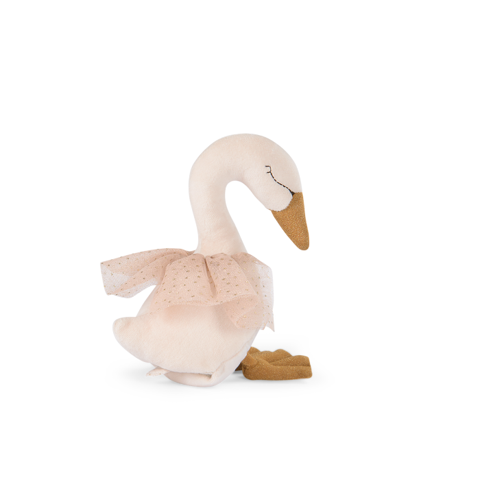 MOULIN ROTY MUSICAL SWAN PLUSH TOY