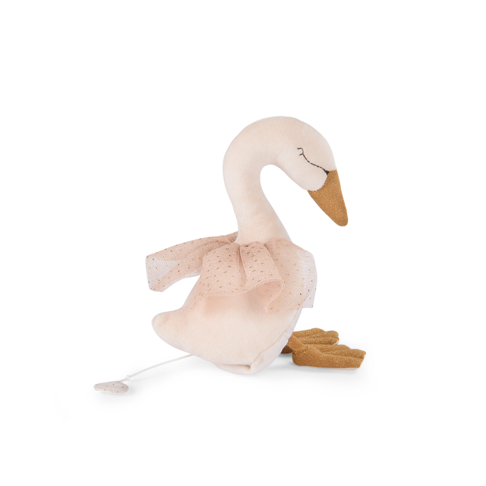MOULIN ROTY MUSICAL SWAN PLUSH TOY - Image 3