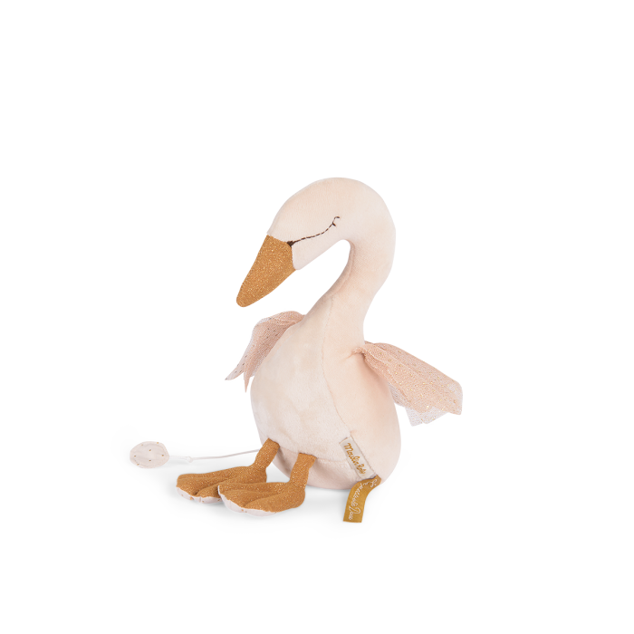MOULIN ROTY MUSICAL SWAN PLUSH TOY - Image 4