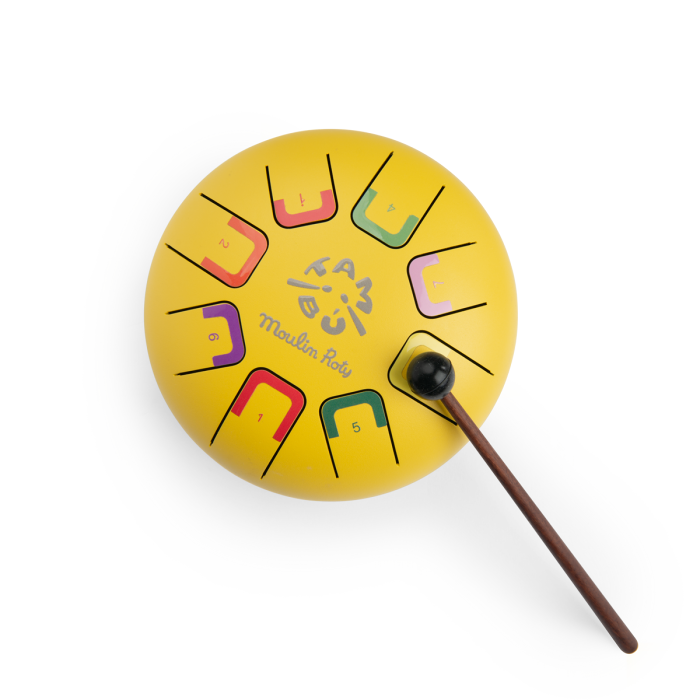 MOULIN ROTY SMALL TONGUE DRUM YELLOW