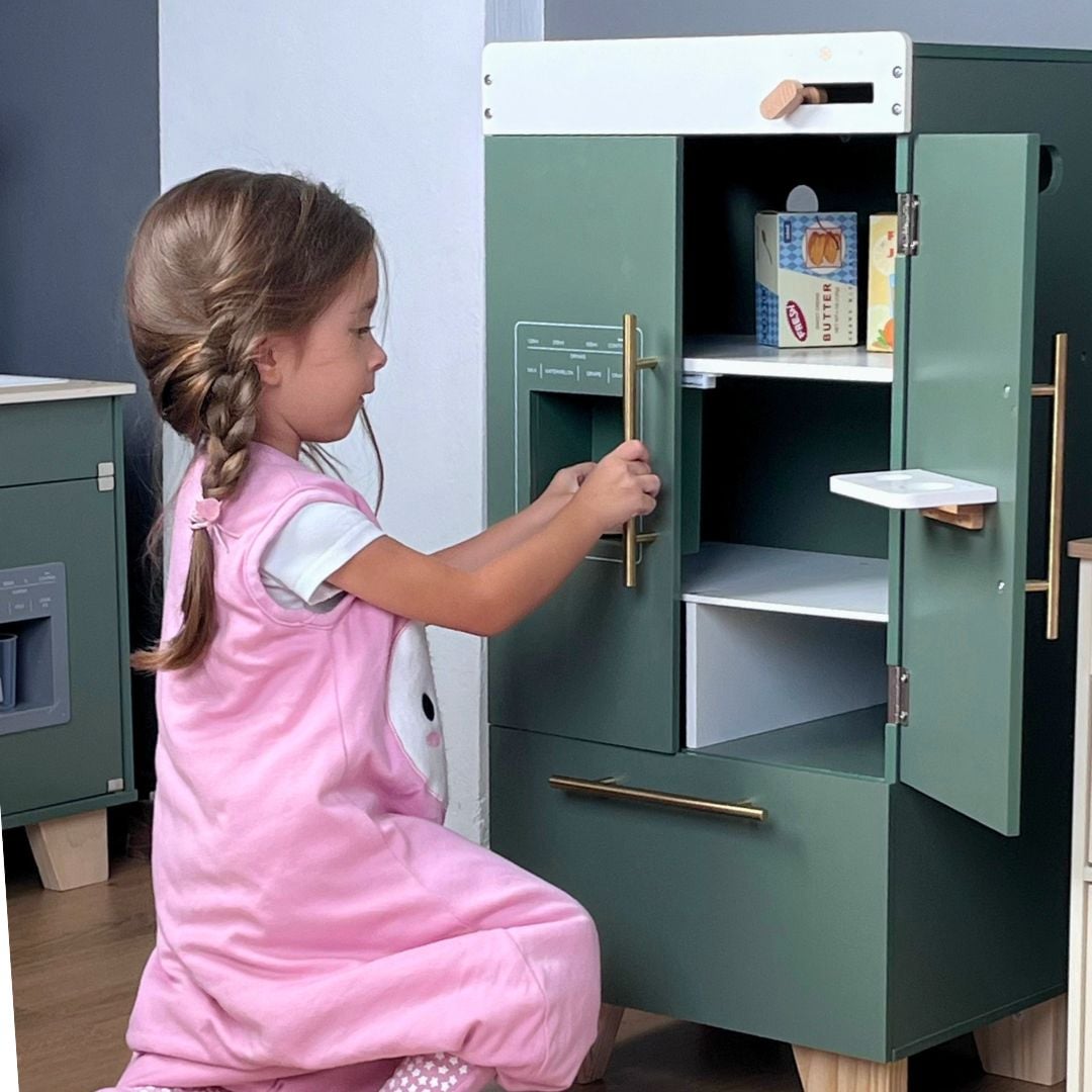 Green and gold refrigerator - Image 14