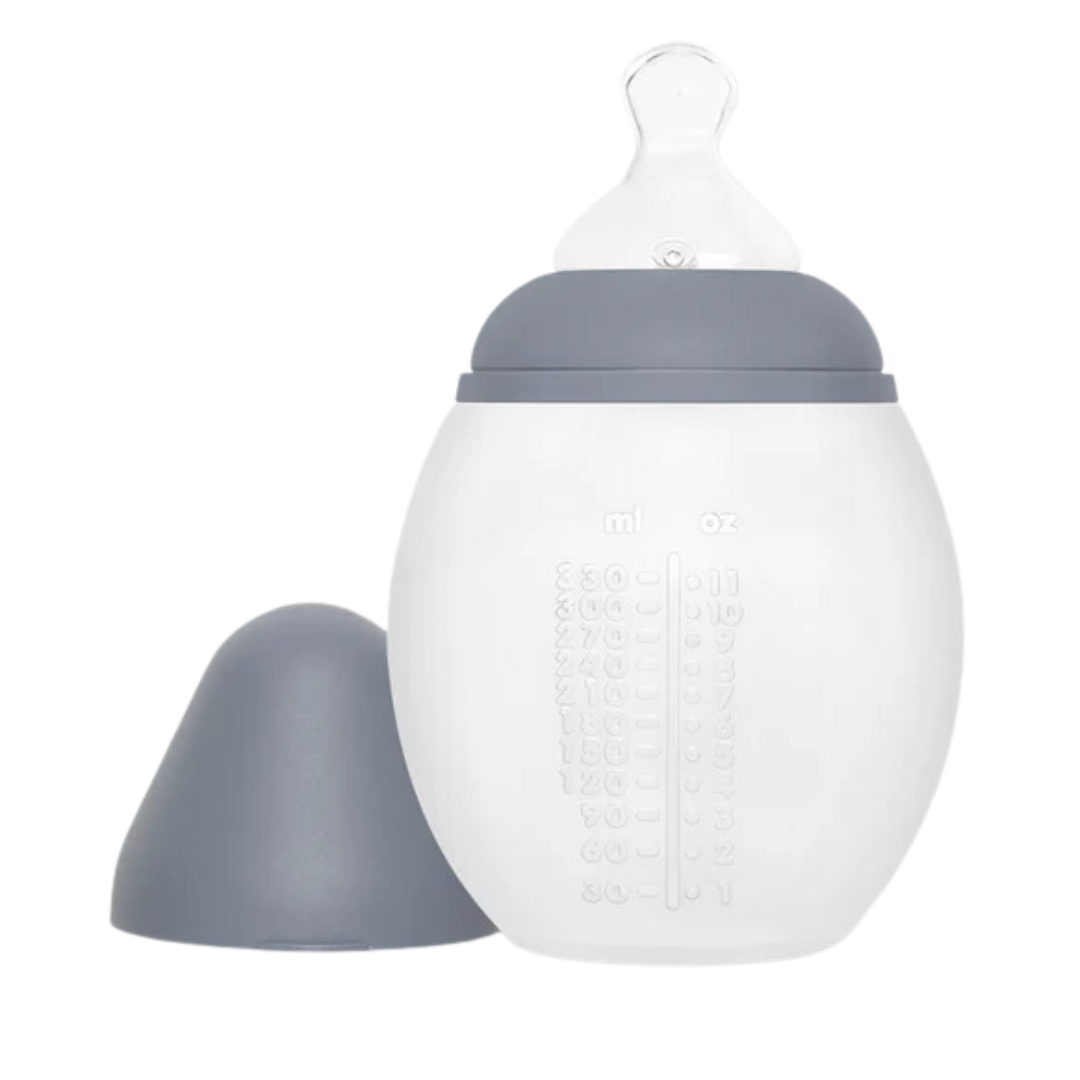 Elhee - Baby bottle 330 ml Blue Grey