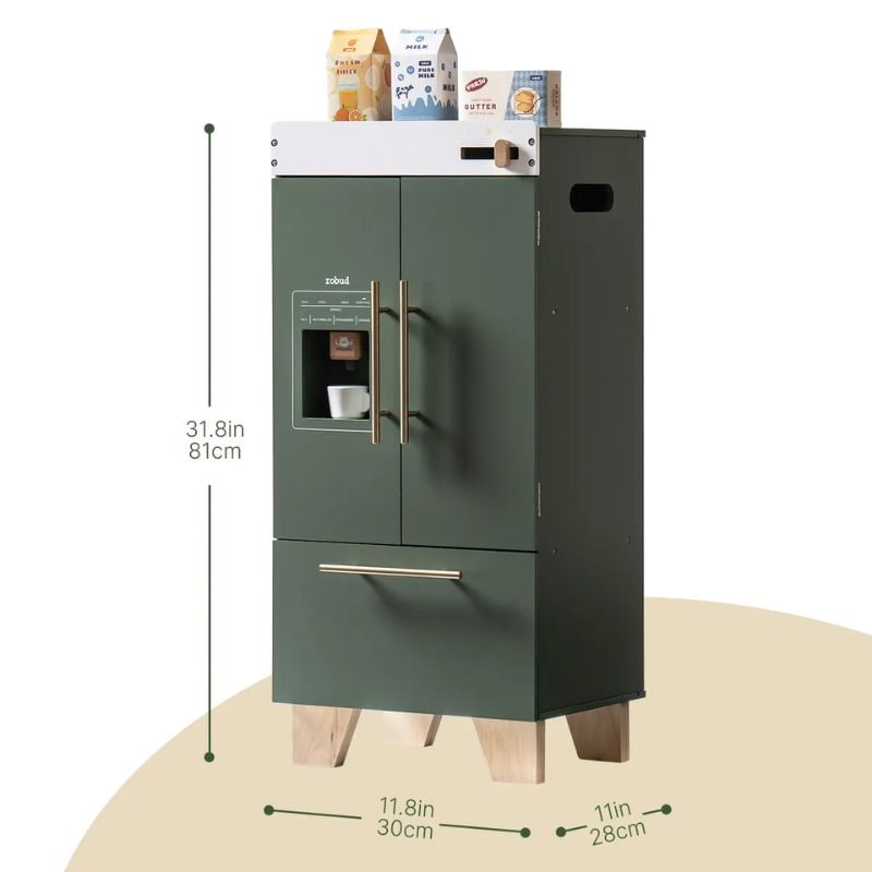 Green and gold refrigerator - Image 10