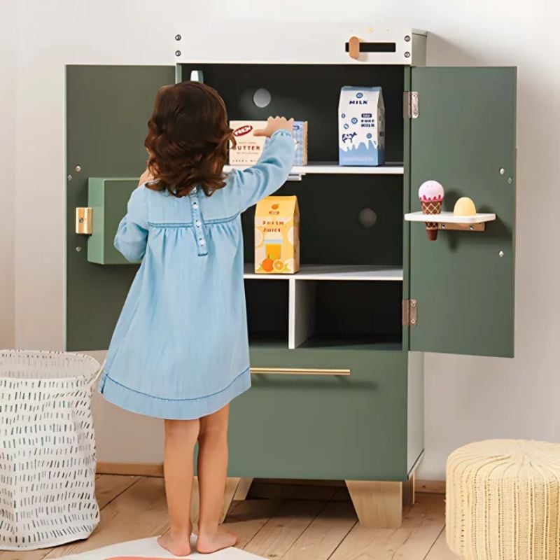 Green and gold refrigerator - Image 4