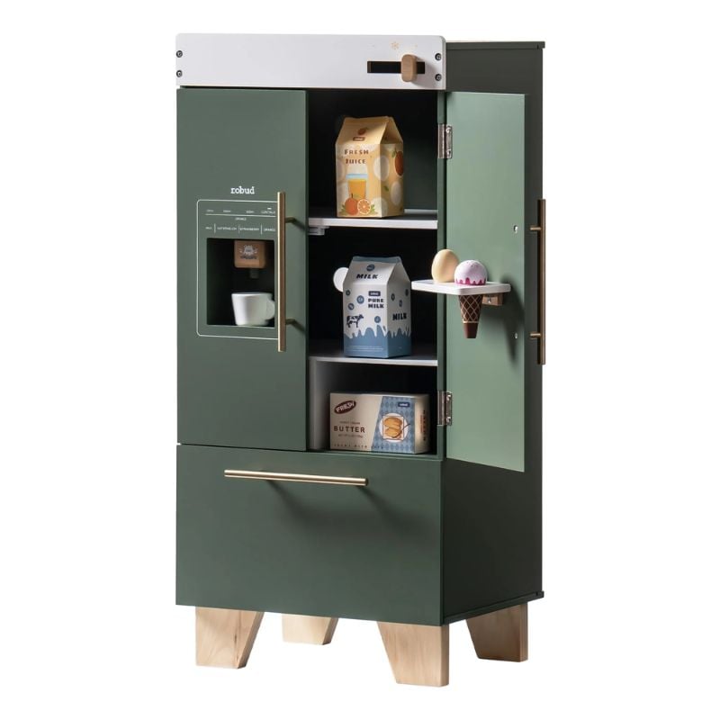 Green and gold refrigerator - Image 5