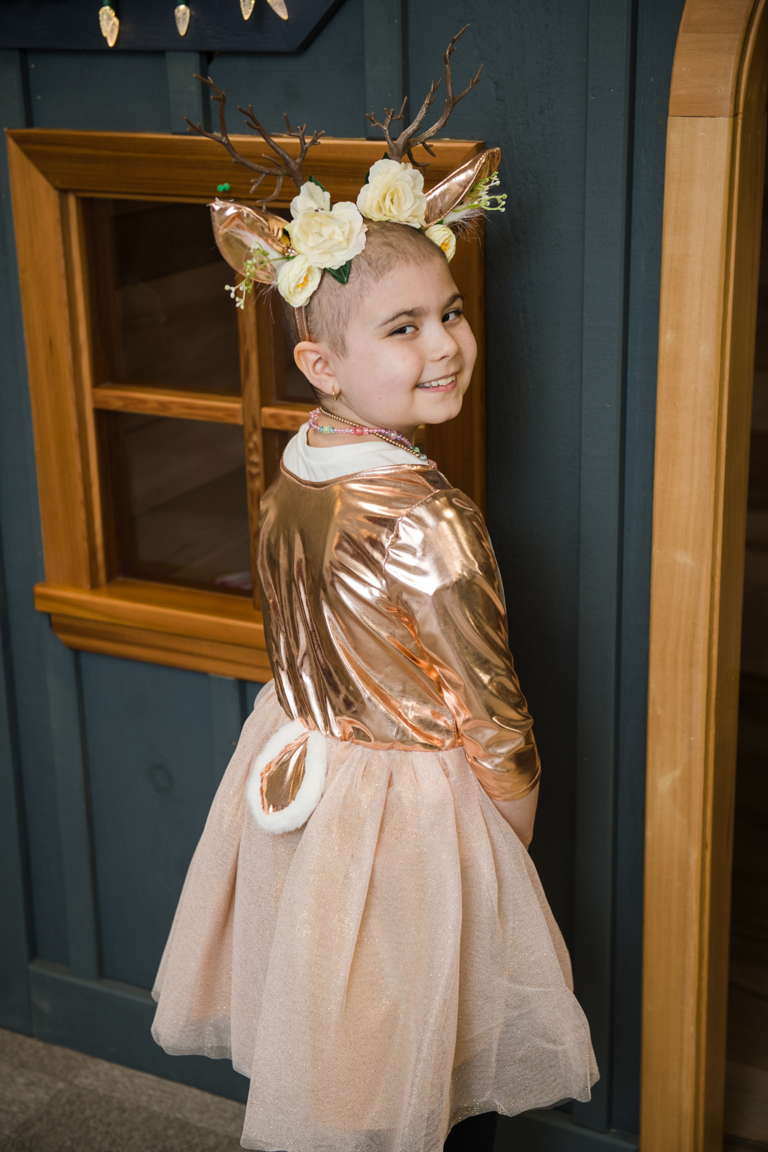 GREAT PRETENDERS Woodland Deer Dress with Headband 3-4Y - Image 2