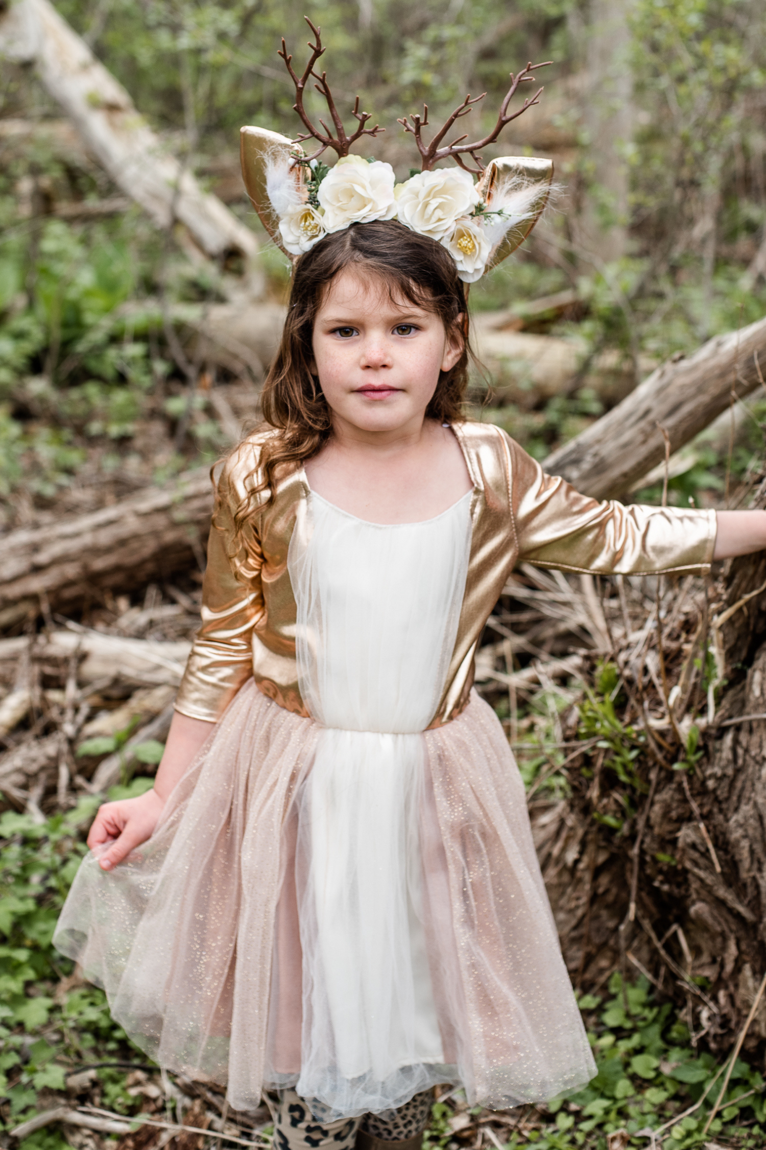 GREAT PRETENDERS Woodland Deer Dress with Headband 3-4Y - Image 6