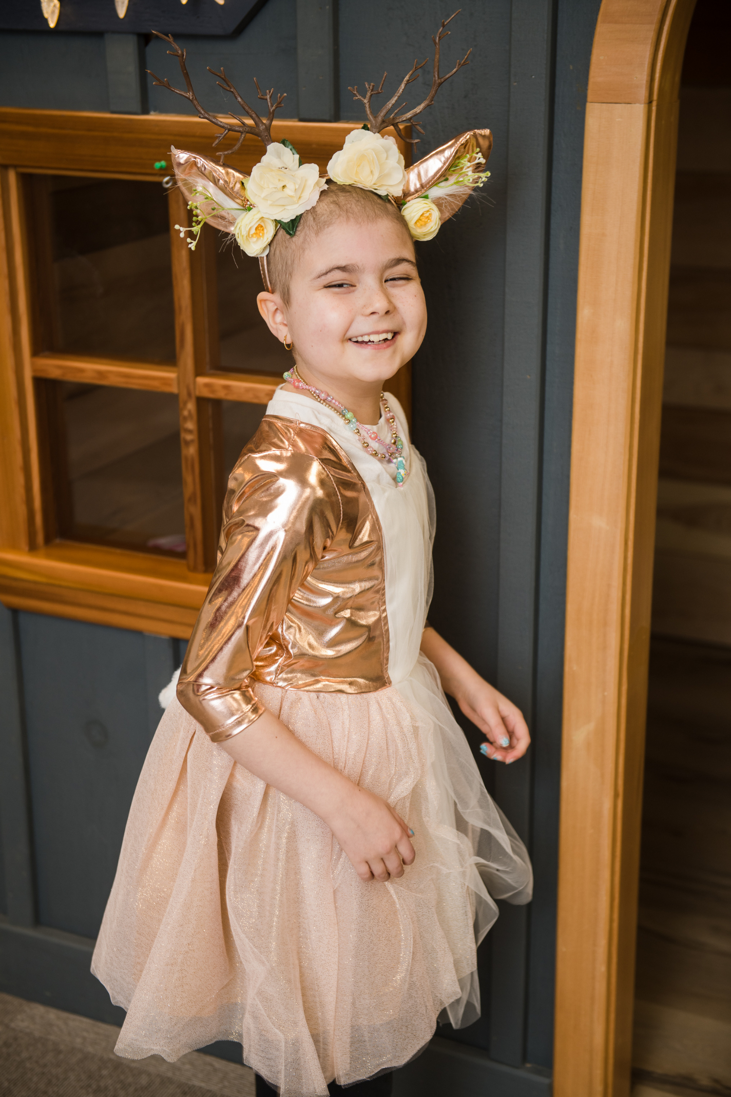 GREAT PRETENDERS Woodland Deer Dress with Headband 3-4Y - Image 5