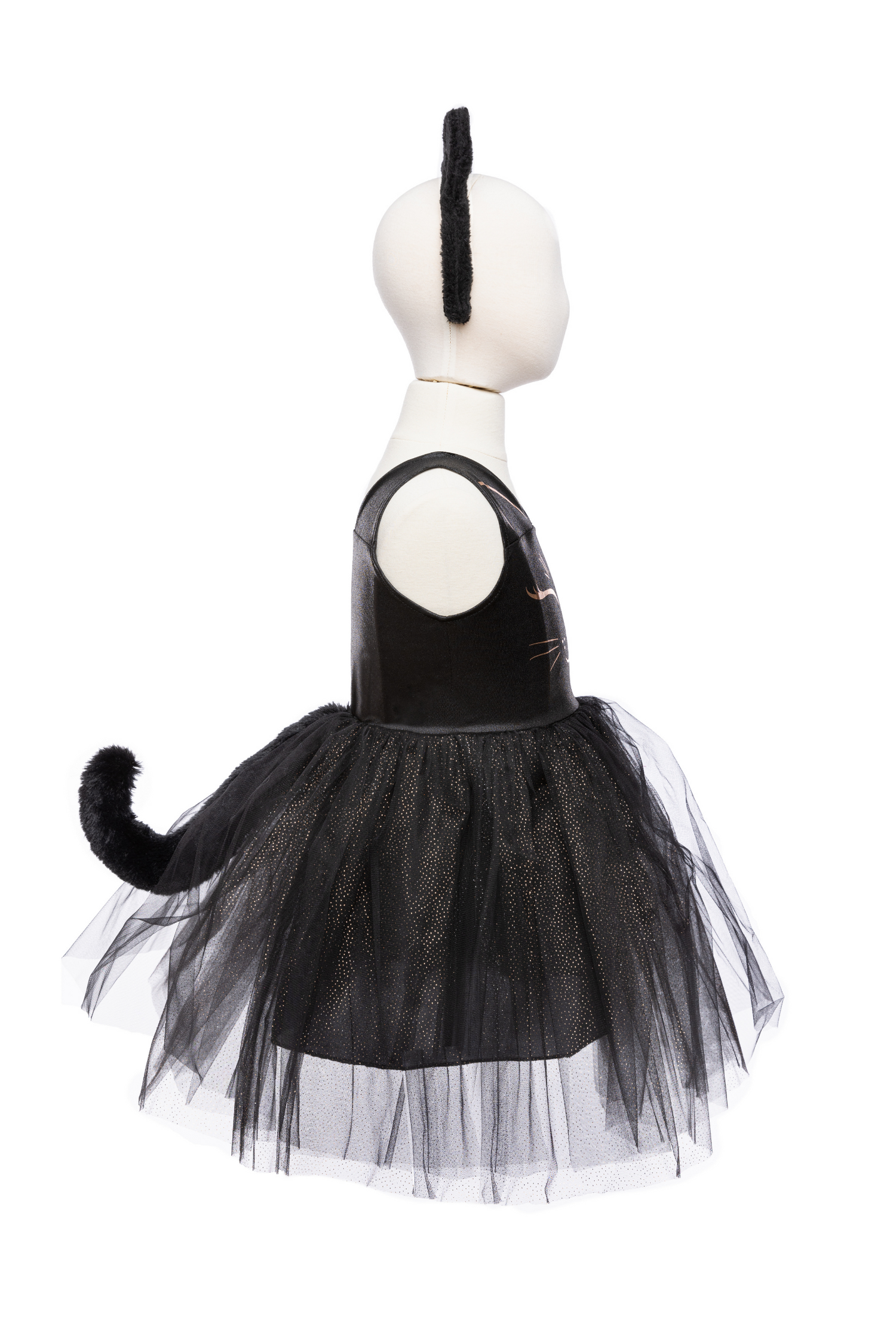 GREAT PRETENDERS Black Cat Dress with Headband 3-4Y - Image 3