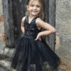 GREAT PRETENDERS Black Cat Dress with Headband 3-4Y