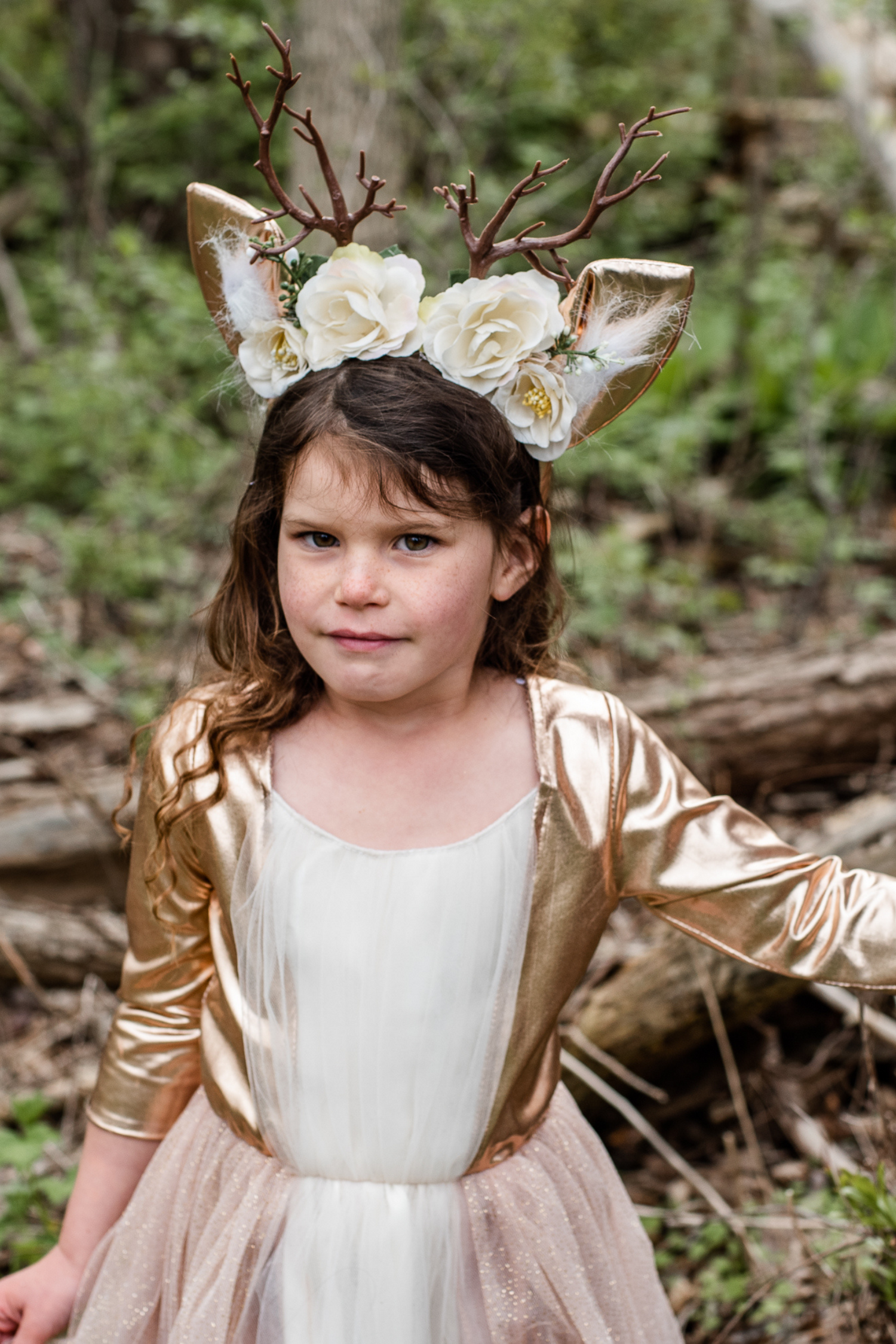 GREAT PRETENDERS Woodland Deer Dress with Headband 3-4Y - Image 8