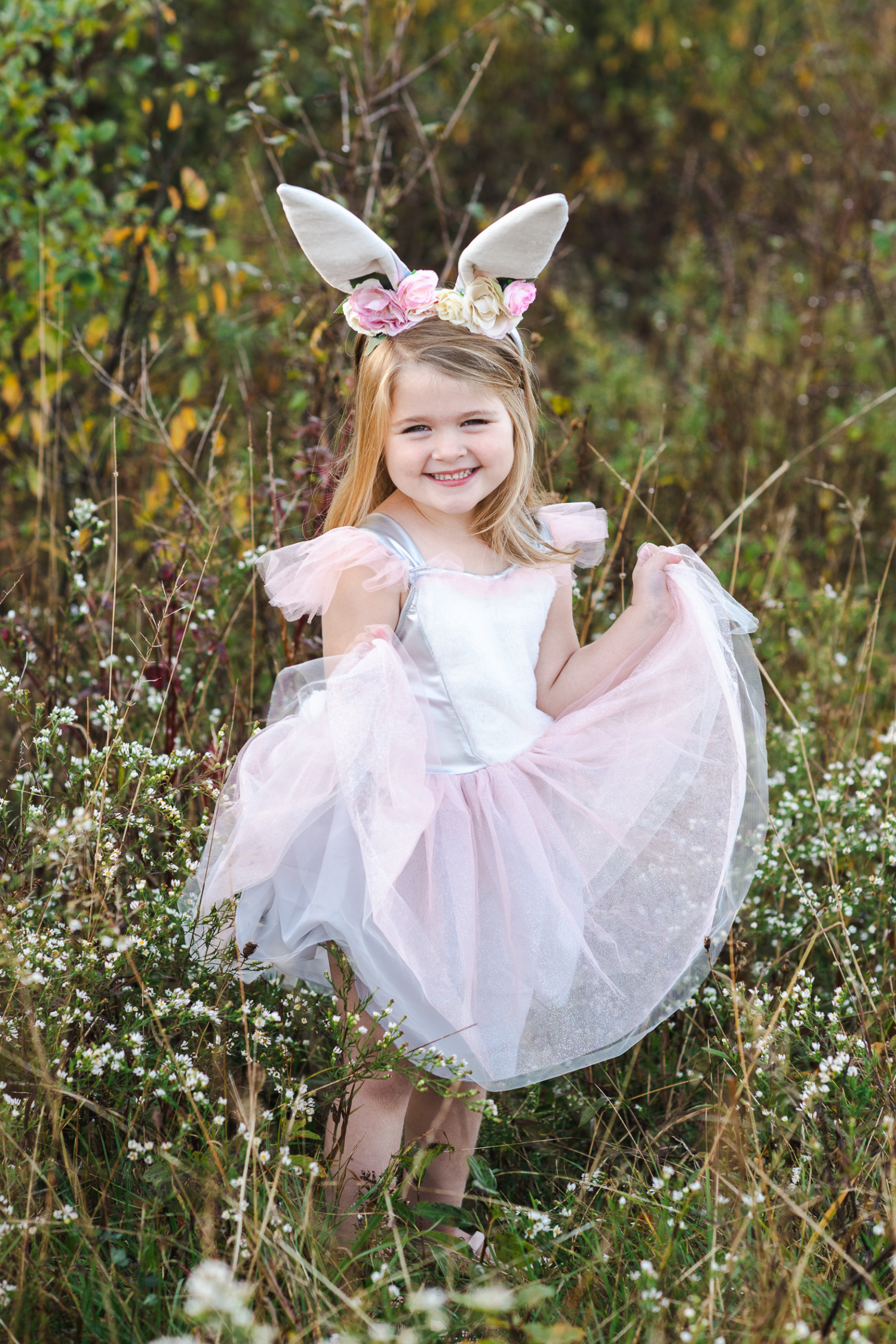 GREAT PRETENDERS Woodland Bunny Dress with Headband 3-4Y