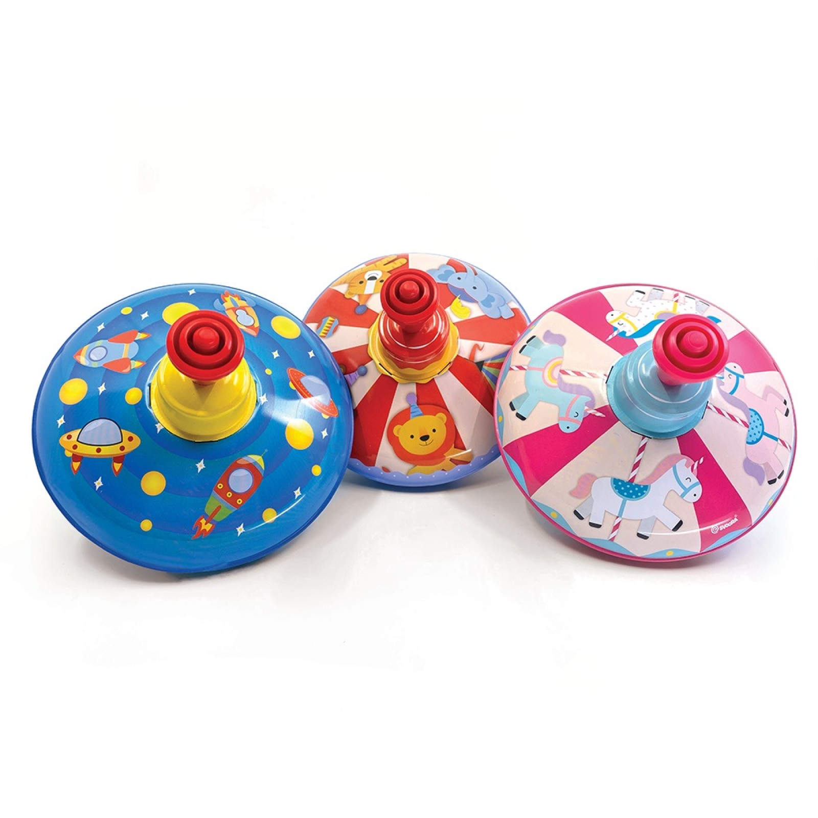 SVOORA Retro Tin Circus Spinning Top - Image 3