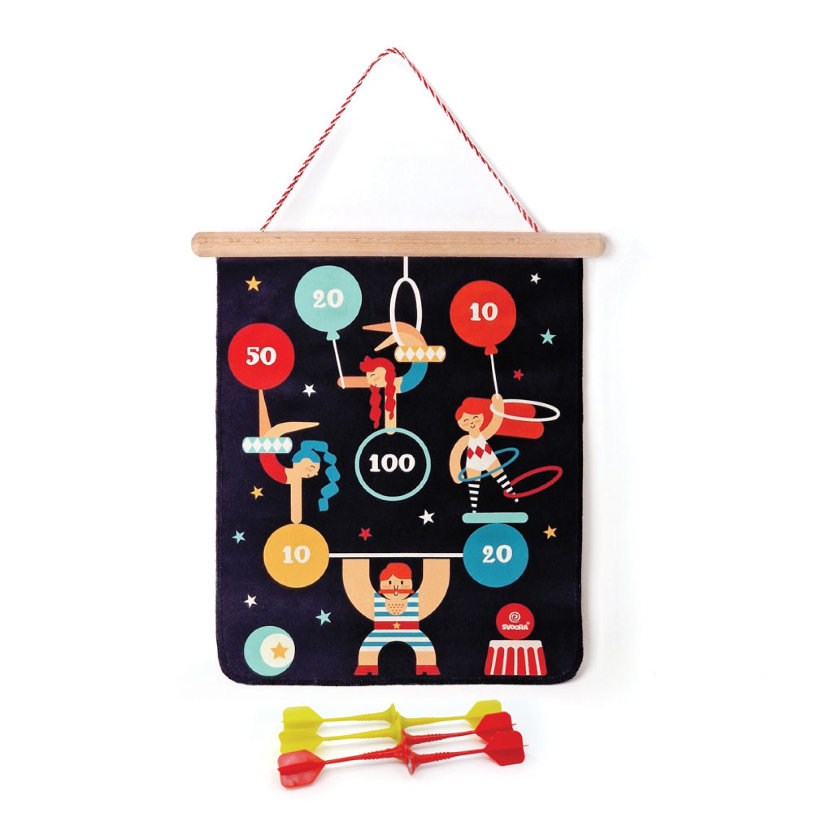 SVOORA Double-sided magnetic target 40 cm 'Circus'