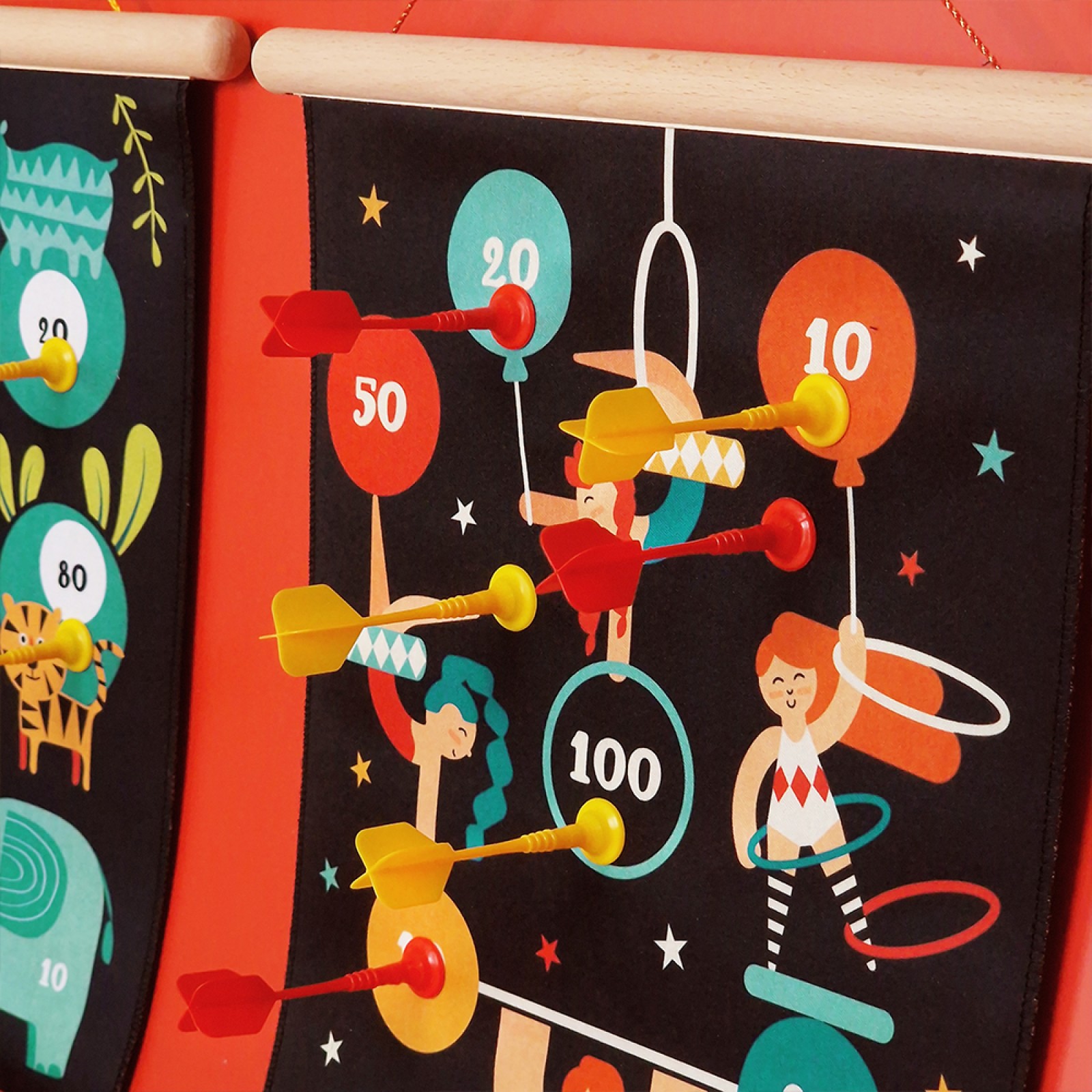 SVOORA Double-sided magnetic target 40 cm 'Circus' - Image 6