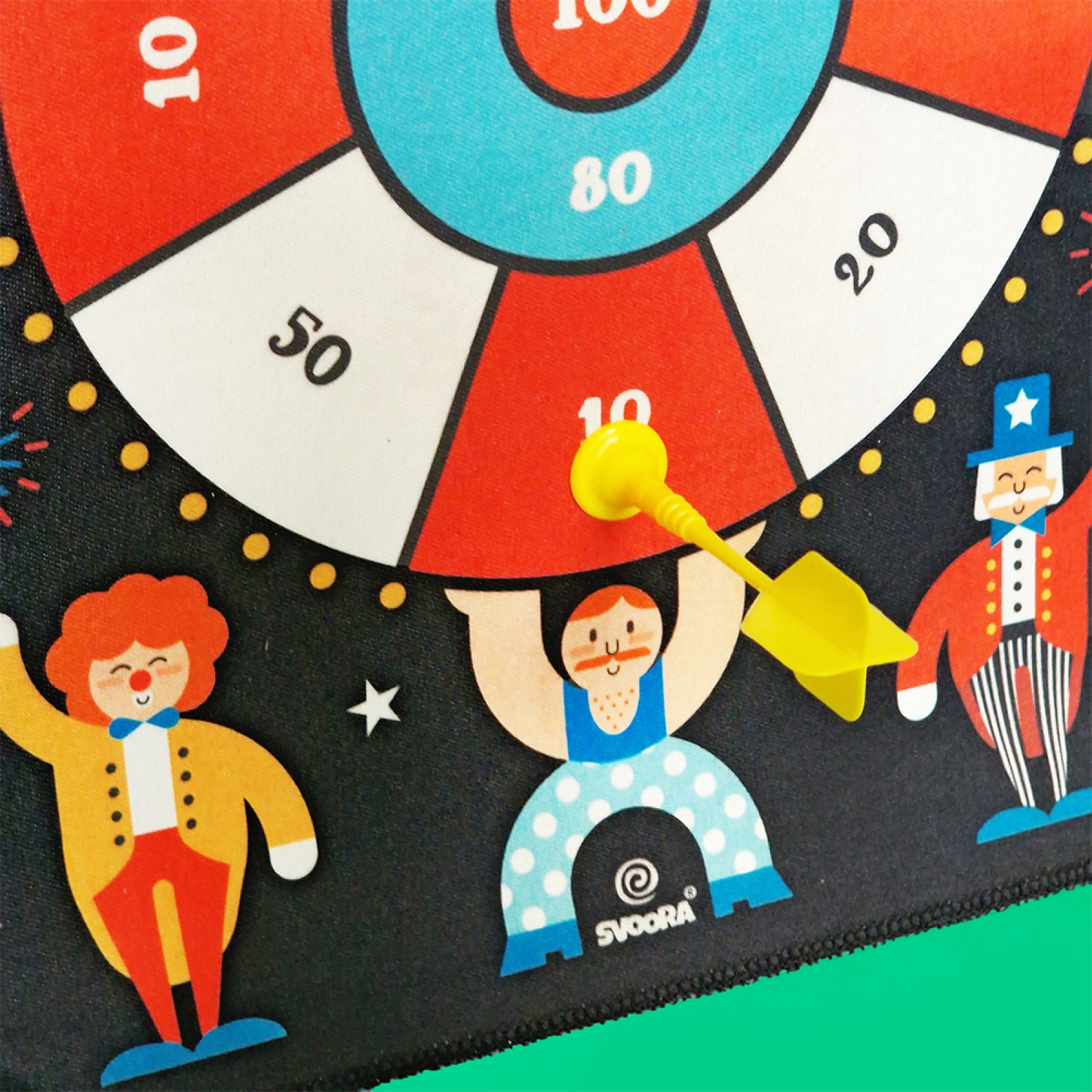 SVOORA Double-sided magnetic target 40 cm 'Circus' - Image 8