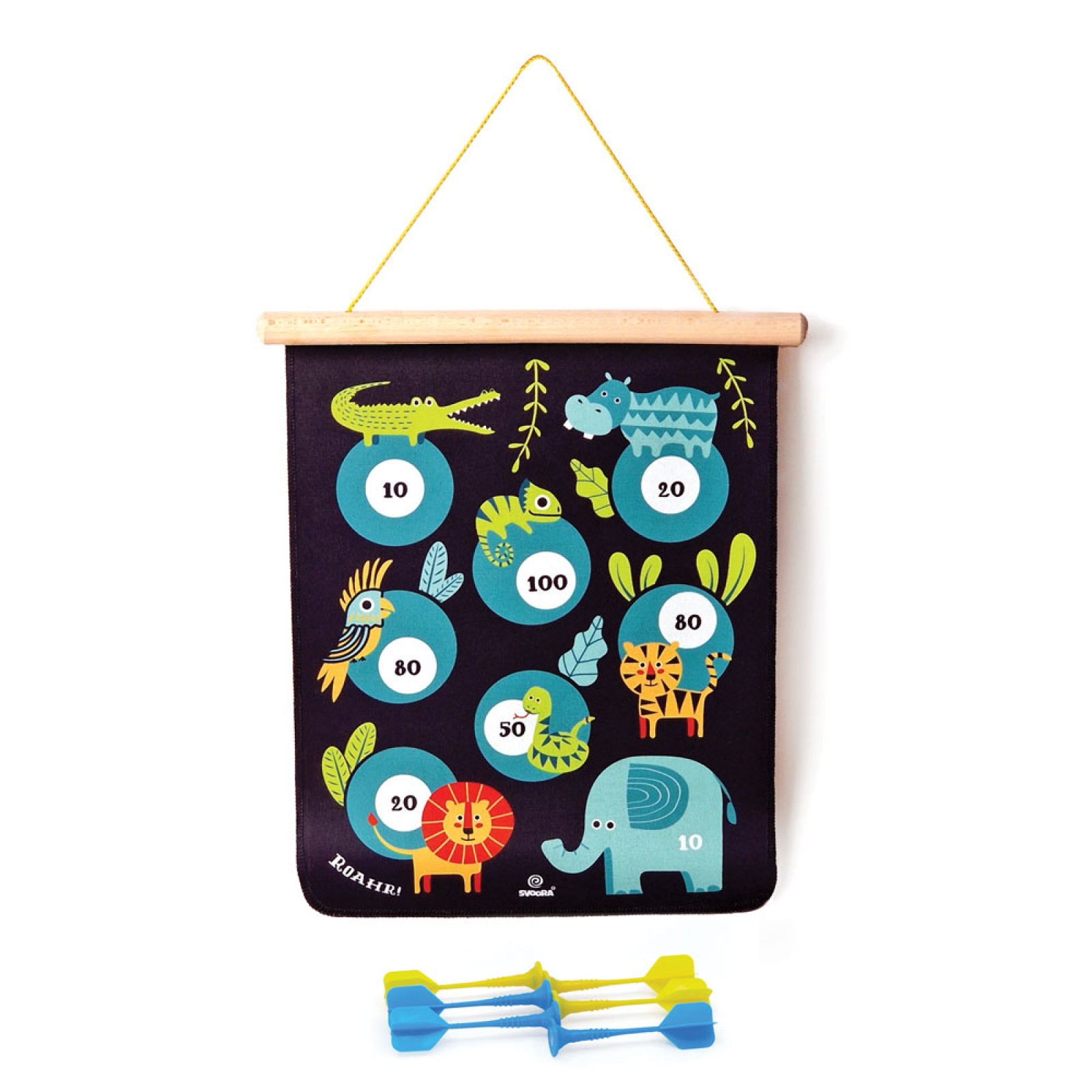 SVOORA Double-sided magnetic target 40 cm. 'Jungle'