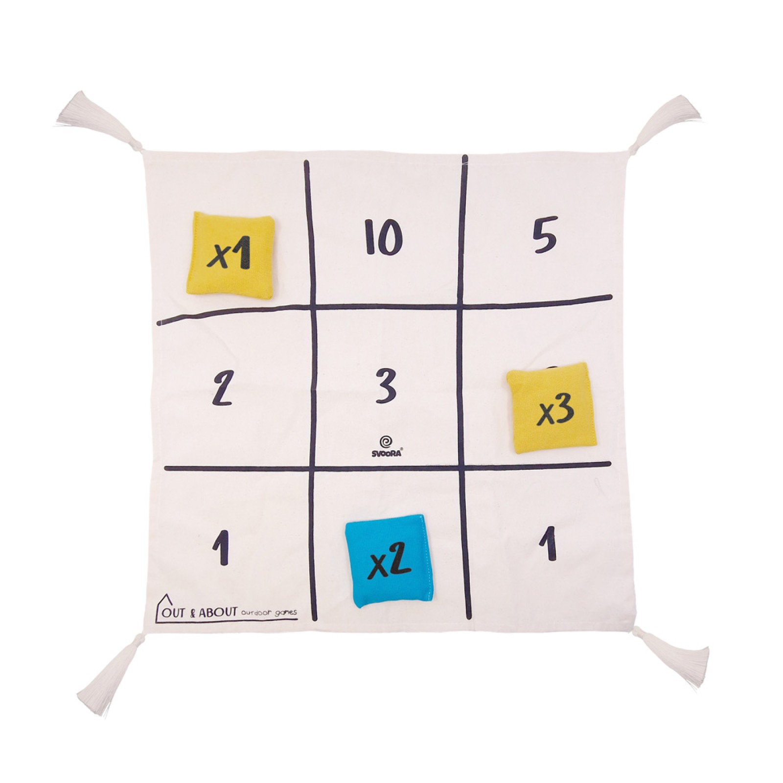 SVOORA fabric target game Bean Bags in fabric backpack