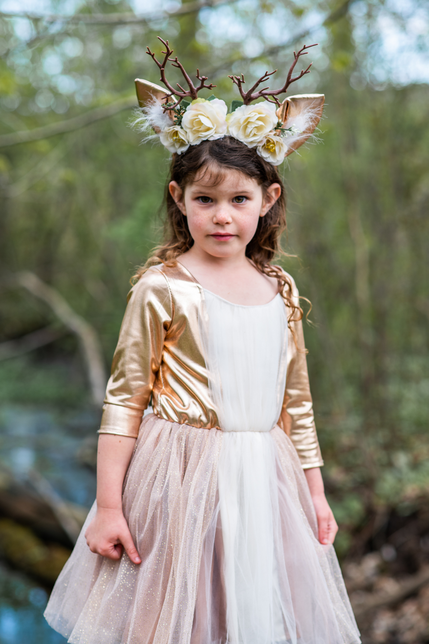 GREAT PRETENDERS Woodland Deer Dress with Headband 3-4Y - Image 10