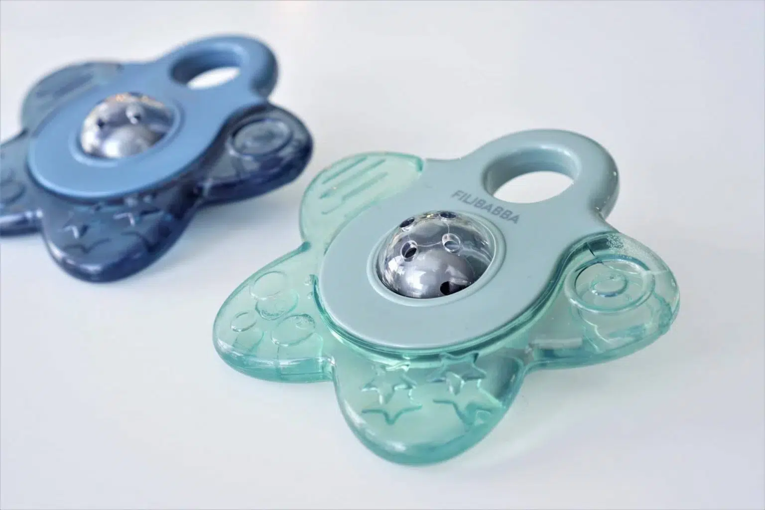 FILIBABBA COOLING TEETHERS STAR 2PCS BLUE MIX - Image 2