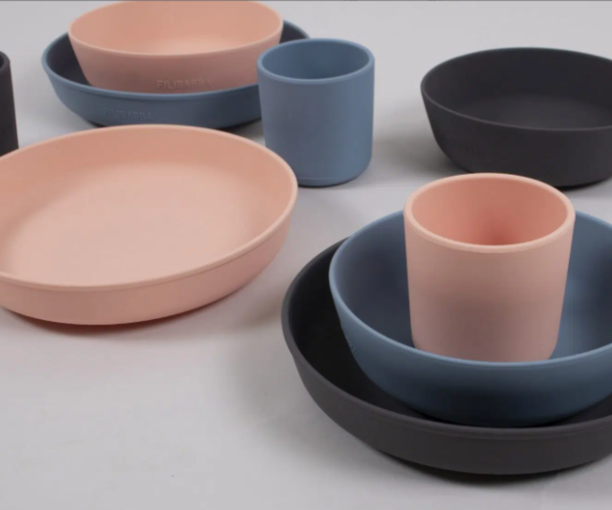 Filibabba Silicone Cup 2 Pack – Powder Blue - Image 4