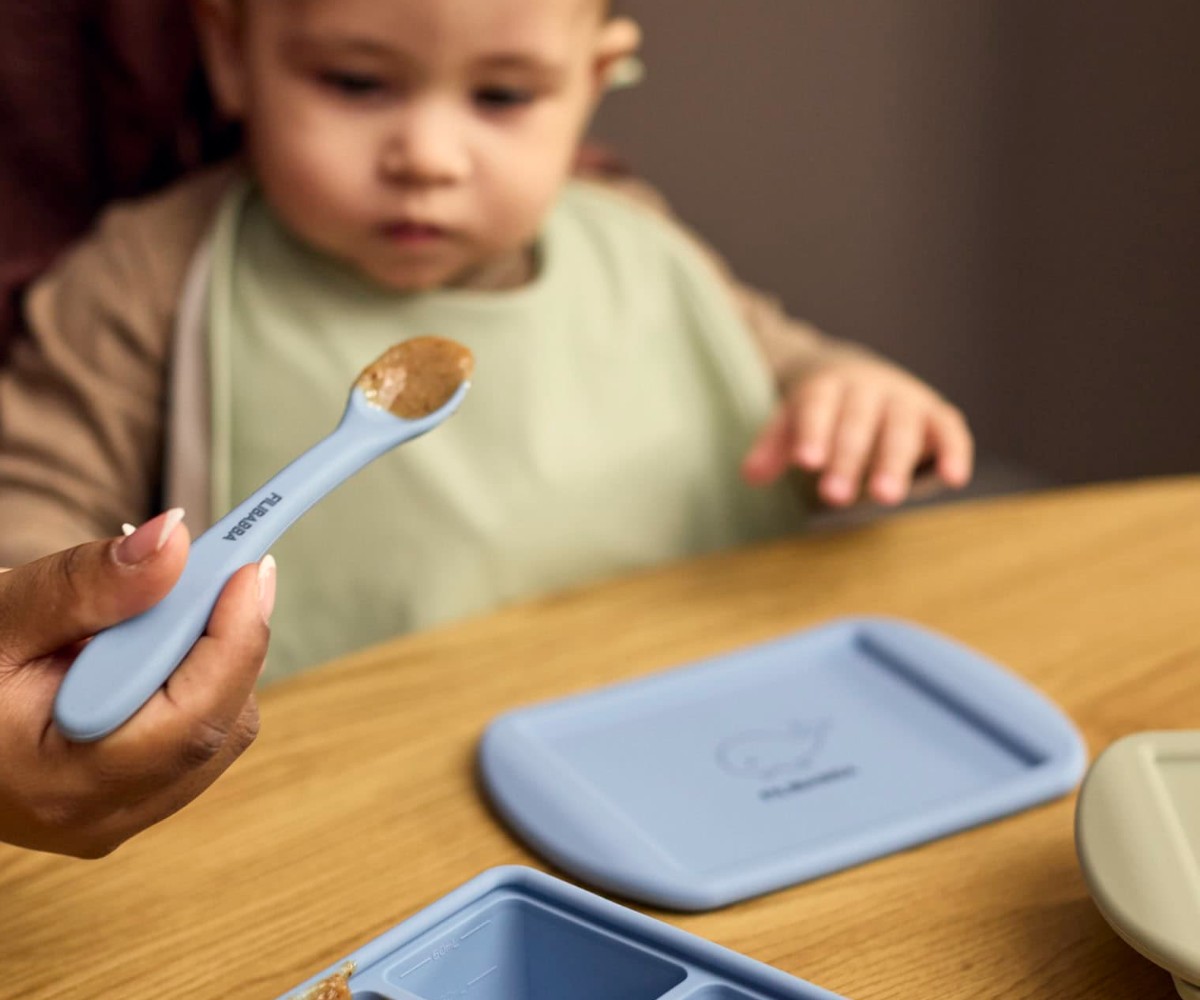 Filibabba Silicone Feeding Spoons 3 Pack – Ocean Mix - Image 4