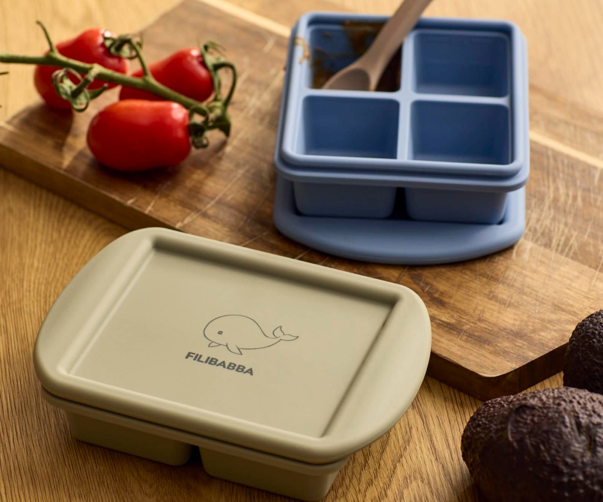 Filibabba Baby Food Freezer Tray 4x65ml – 2 Pack – Ocean Mix - Image 3