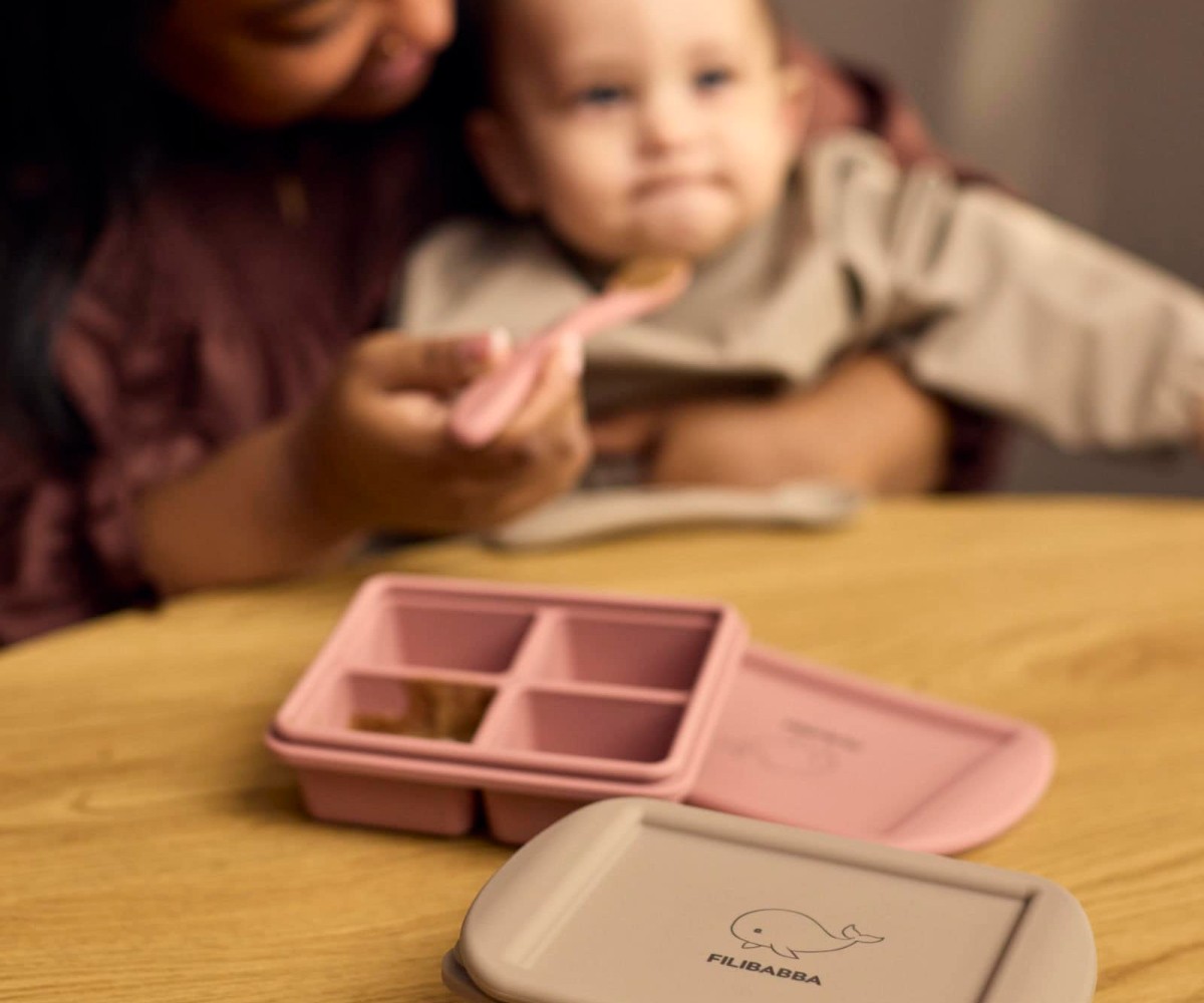 Filibabba Baby Food Freezer Tray 4x65ml – 2 Pack – Rose Mix - Image 4