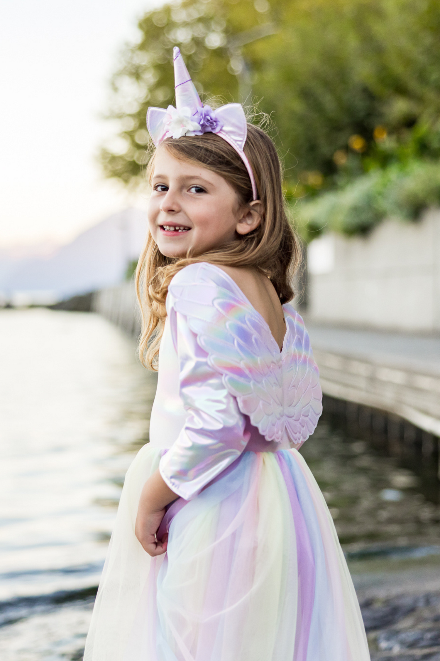 GREAT PRETENDERS Unicorn Dress with Wings & Headband 5-6Y