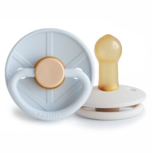 FRIGG Little Viking - Round Latex 2-Pack Pacifiers - Knud/Sigrid - Size 2 6M+