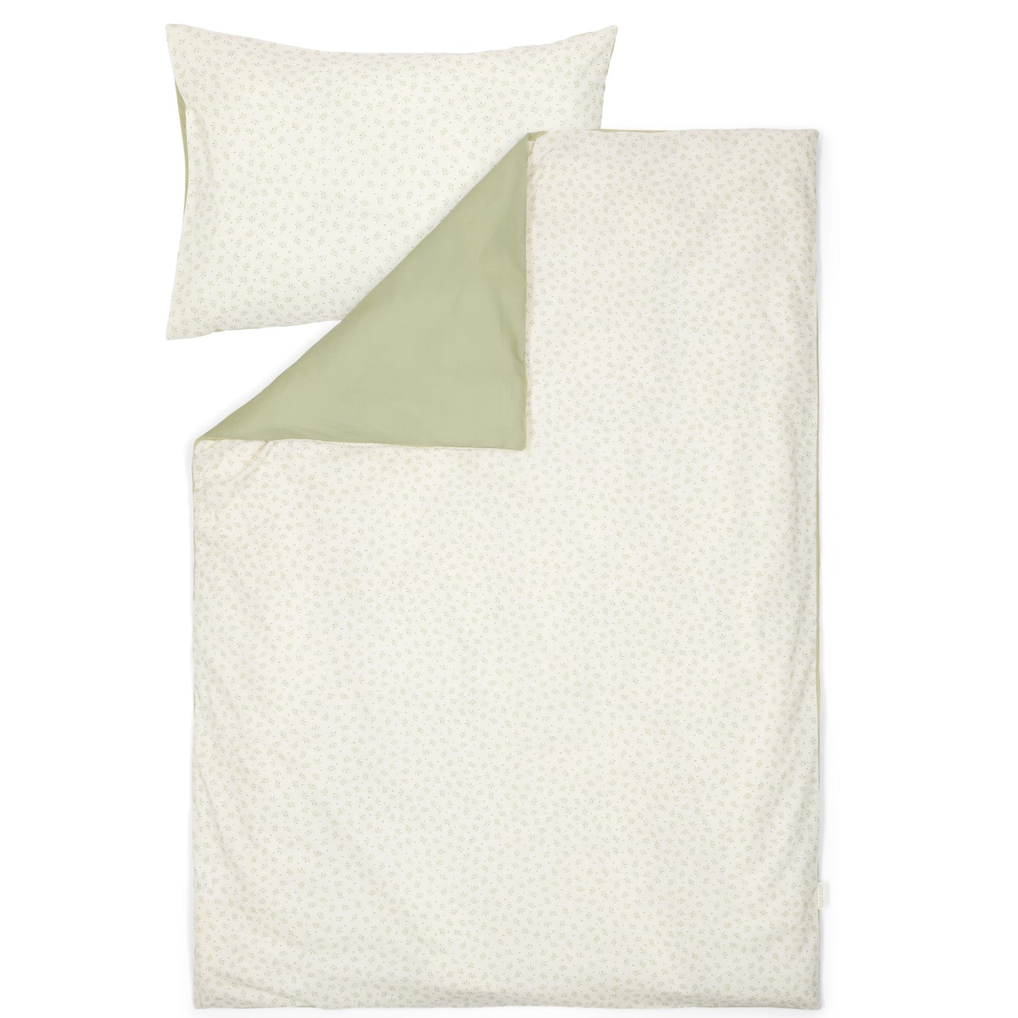LITTLE DUTCH. Duvet cover and pillowcase Blueberry Leaves 140x200 + 60x70