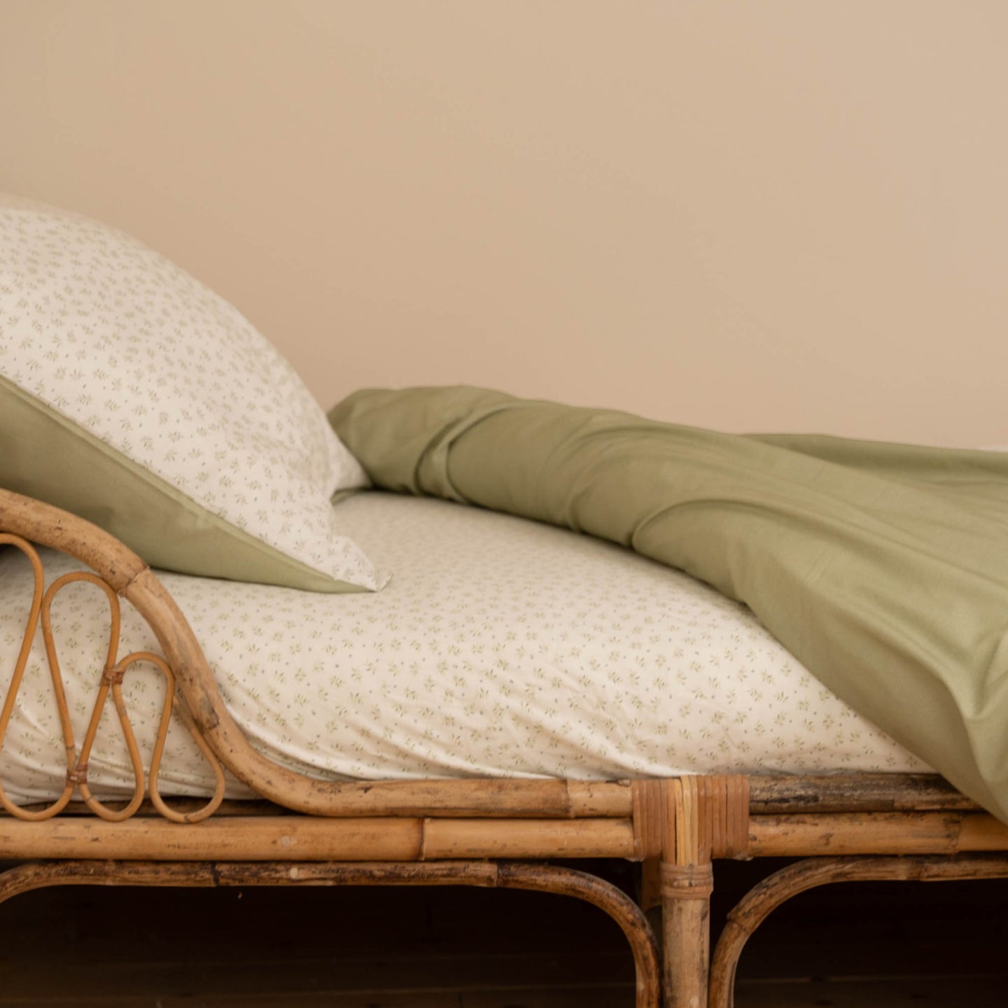 LITTLE DUTCH. Duvet cover and pillowcase Blueberry Leaves 140x200 + 60x70 - Image 2