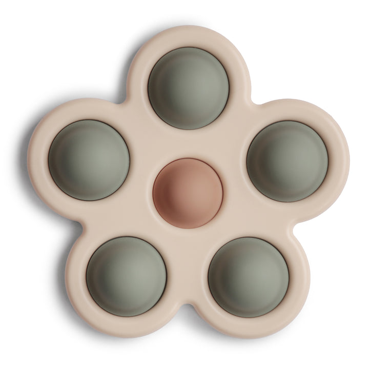 MUSHIE Flower Press Toy Green