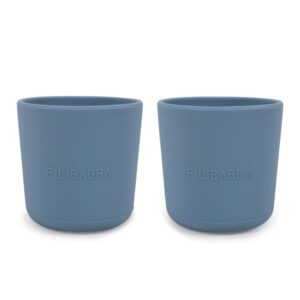 Filibabba Silicone Cup 2 Pack – Powder Blue