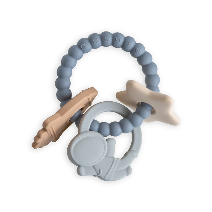 MUSHIE Silicone Space Teething Ring