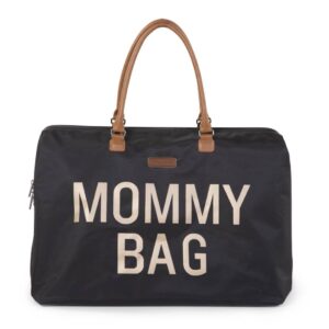 CHILDHOME MOMMY BAG BIG BLACK/GOLD