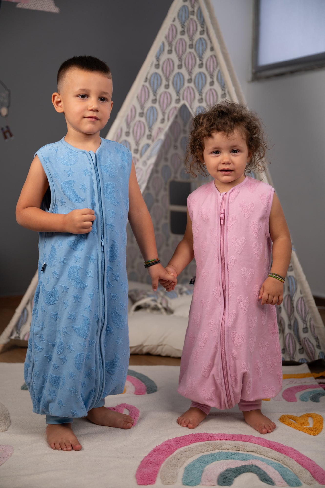 BABY BLISS Sleeping Bag with Legs, 1,0 Tog, 18-36 months, Follow your Heart Pink - Image 4