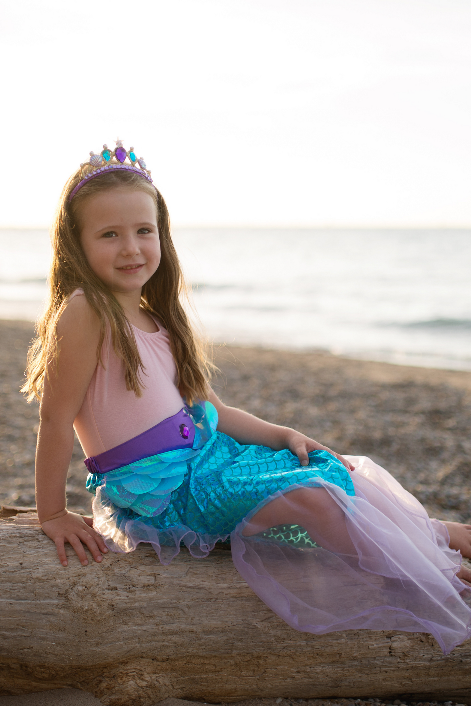 GREAT PRETENDERS Mermaid Glimmer Skirt with Headband 4-6Y - Image 4