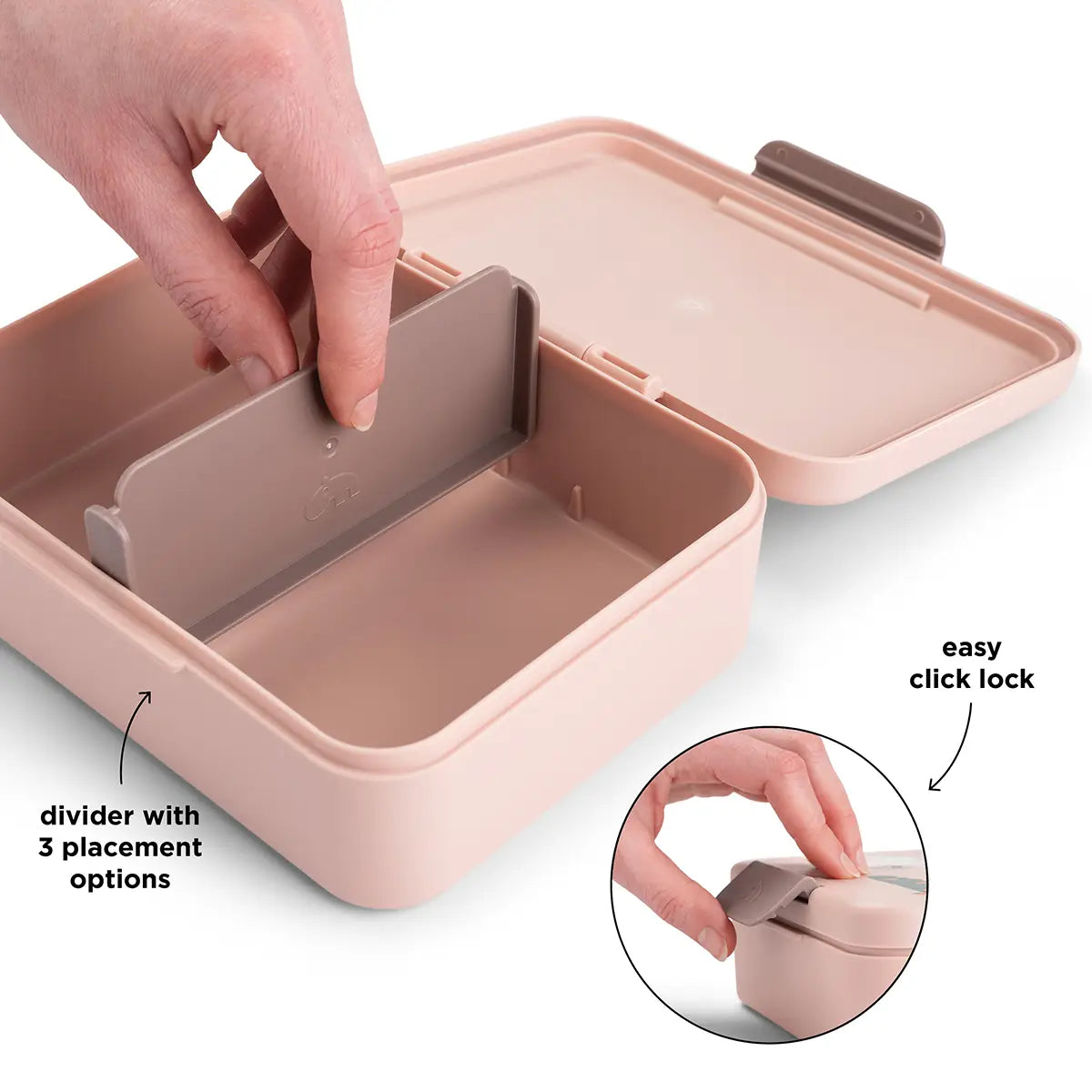 Lunch box w/divider - Tiny farm - Powder - Image 3