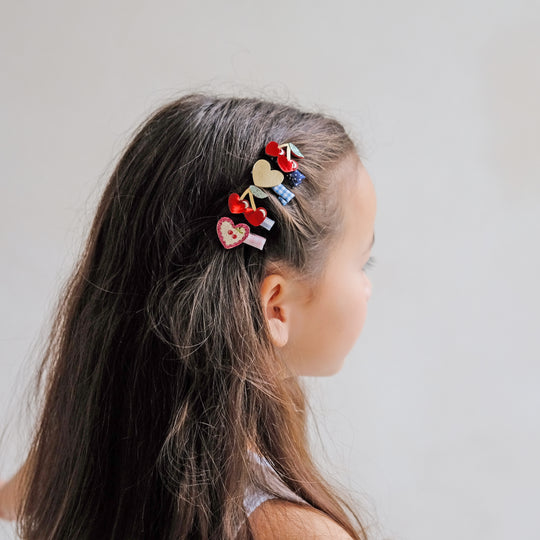 MIMI & LULA RED CHERRIES MINI CLIPS - Image 5