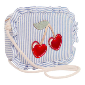 MIMI & LULA STRIPED CHERRY BAG