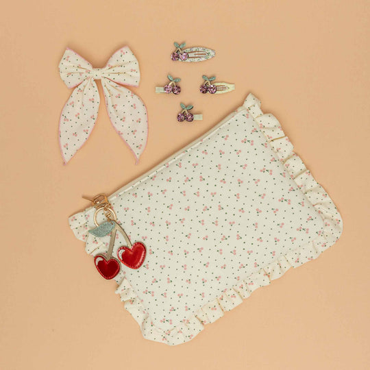 MIMI & LULA CHERRY PRINT POUCH - Image 3