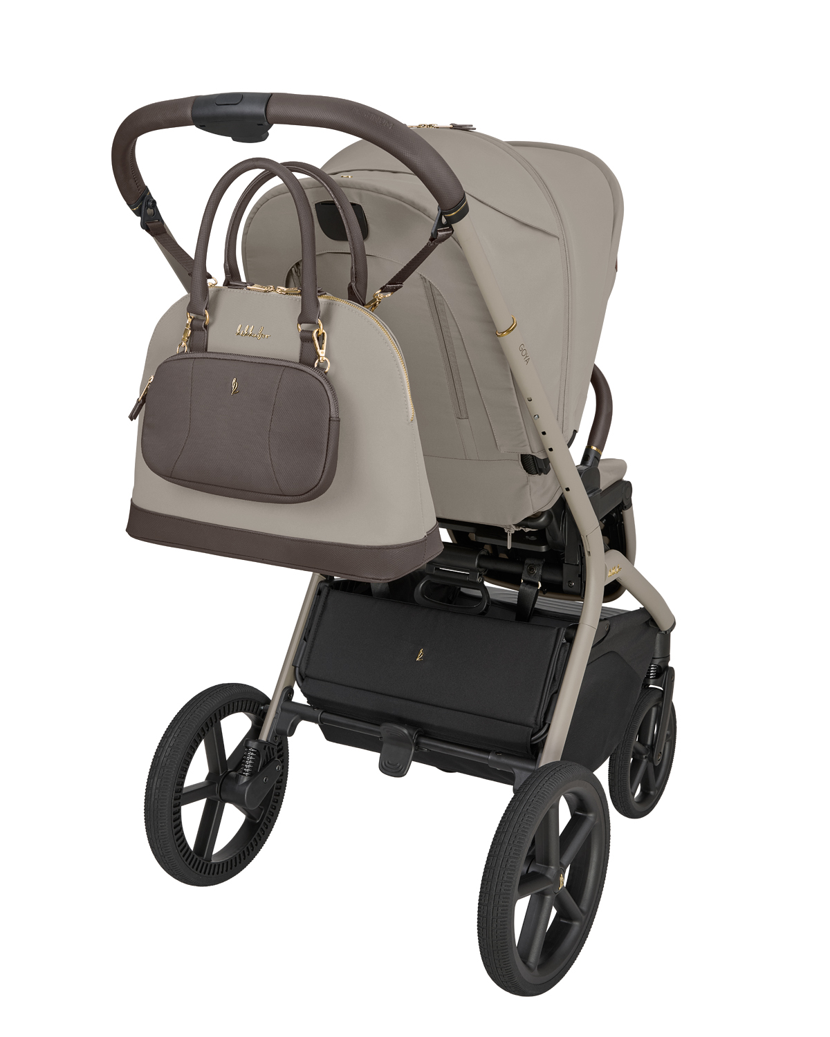 Kikkaboo Stroller 5in1 Travel System Goya Platinum Champagne - Image 11