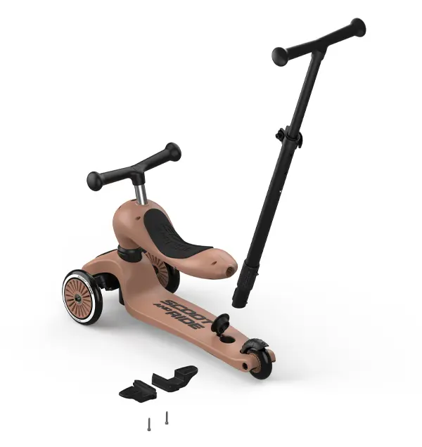 SCOOT & RIDE HIGHWAYKICK 1 PUSH & GO MOCHA - Image 5