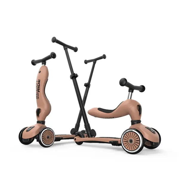 SCOOT & RIDE HIGHWAYKICK 1 PUSH & GO MOCHA - Image 3