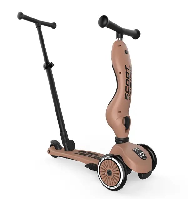 SCOOT & RIDE HIGHWAYKICK 1 PUSH & GO MOCHA - Image 2