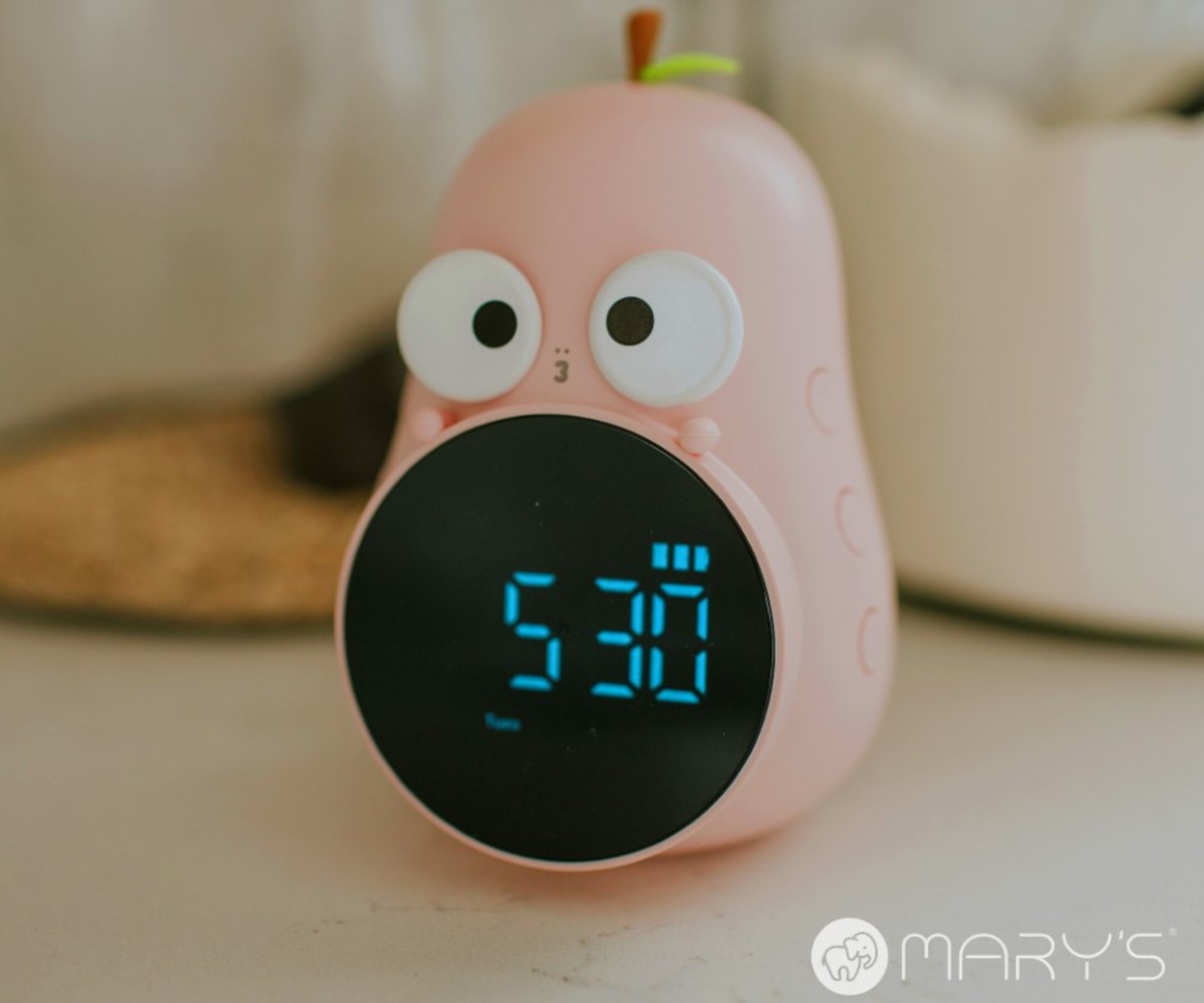 MARY'S ALARM CLOCK PEAR PINK - Image 2