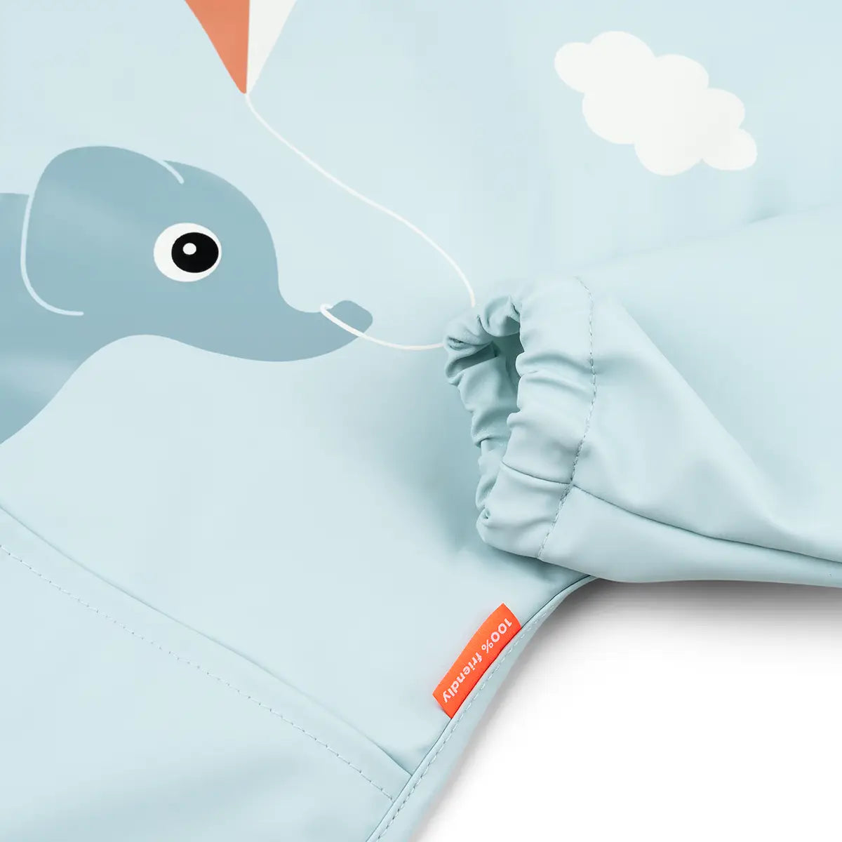 DONE BY DEER Sleeved pocket bib - Playground - Blue - Image 3